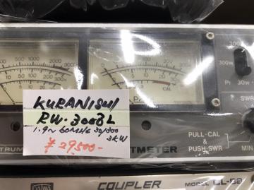 KURANISHI RW-3003L 電力計 1.9-60MHz 30/300 3KW